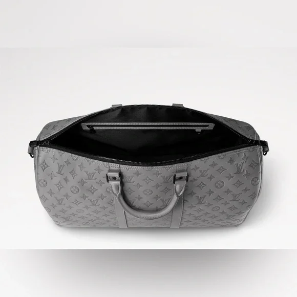 Louis Vuitton Keepall Monogram Gray Duffel Bag - Picture 4 of 16